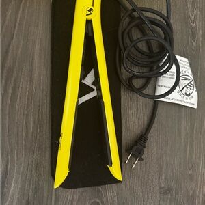 Yellow Hair Straightener with Cord